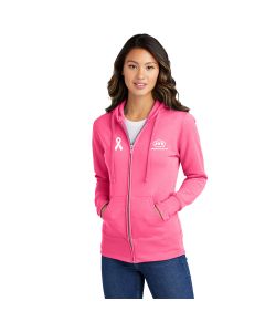 Mascaro Women's Full-Zip Hoodie - Breast Cancer Awareness