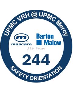 Mascaro - Barton Malow JV - Hard Hat Sticker