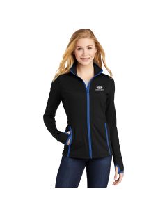 Sport-Tek - Ladies Sport-Wick Stretch Contrast Full-Zip Jacket