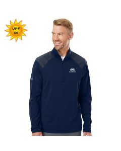 Adidas - Shoulder Stripe Quarter-Zip Pullover