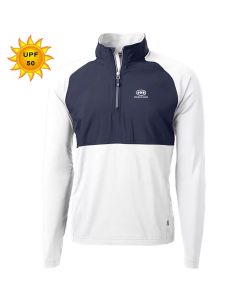 Cutter & Buck - Mens Adapt Eco Knit Hybrid Recycled Quarter Zip